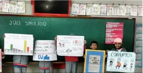 Crianças debatem ‘jeitinho brasileiro’ em projeto sobre corrupção