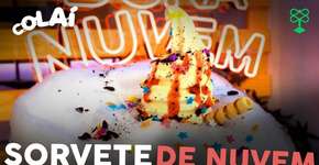 Que tal provar um sorvete de nuvem?