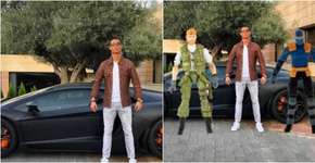 Pose de Cristiano Ronaldo em foto com carro vira meme nas redes