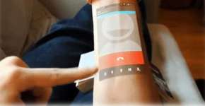 Chega em 2017 o computador-bracelete: seu braço vai virar celular