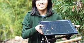 Adolescente faz invenção para otimizar coleta de energia solar