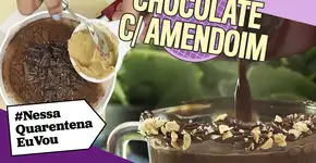 CHOCOLATE QUENTE COM AMENDOIM | Pra esquentar o coração