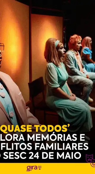🎭 O espetáculo “Quase Todos”, da companhia @ossatyros, estreia no...