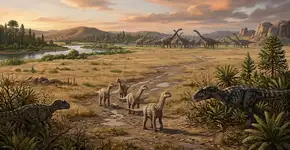 Eles reconstroem o ecossistema Jurássico e descobrem que filhotes gigantes de dinossauros deixados à sua sorte eram as presas favoritas dos grandes predadores.