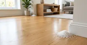 Na Turquia eles colocam sal grosso nos cantos da sala para afastar a poeira e fazem um polimento para o piso nunca riscar