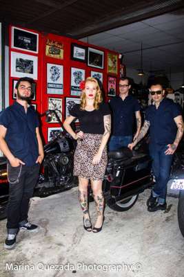 A Banda Cherry Rat e os Gatunos por Marina Quezada