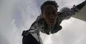 Glória Maria salta de bungee jump e vira meme, óbvio