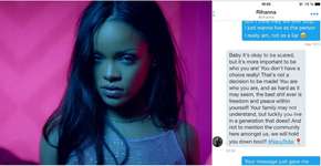 Rihanna responde fã e o ajuda a assumir sexualidade