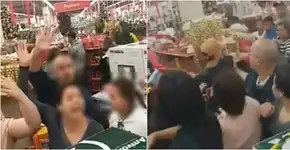 VÍDEO: Confusão e pancadaria na Black Friday em SP
