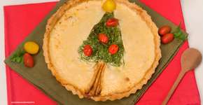 Quiche de queijo fácil para o Natal