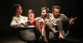 Peça traz atores deficientes visuais e aborda tabus entre cegos