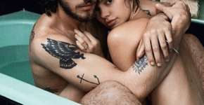 Laura Neiva posta primeiras fotos da filha, Maria, com Chay Suede