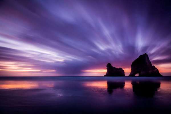 Wharariki Beach, Nova Zelândia