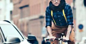 Capacete invisível protege ciclistas sem incomodar