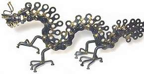 Miniesculturas com material reciclado