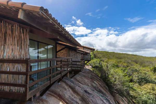 Vista da Pousada Villas da Serra, no Rio Grande do Norte 