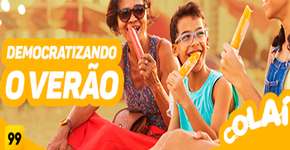 Com praia artificial, 99 promove evento na sede da Catraca Livre em SP