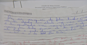 Garota de 12 anos denuncia por carta agressões feitas pelo pai