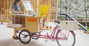 CCSP apresenta “Sericleta”, uma bicicleta que faz serigrafias