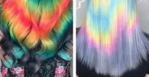 Cabelos com faixa colorida são a nova tendência mágica da web