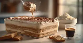 Bolo de bolacha fica pronto em 15 minutos quando você faz do jeito fácil sem empilhar