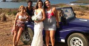 Isabella Santoni e Rodrigo Simas ‘salvam’ noiva em Noronha
