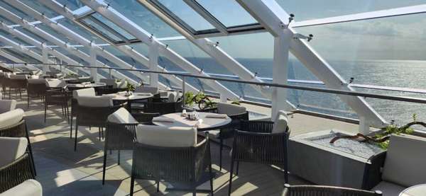 Restaurante exclusivo para passageiros do MSC Yatch Club 