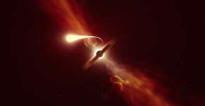 Vídeo mostra momento em que estrela é sugada por buraco negro; assista