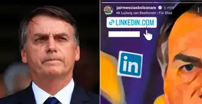 Bolsonaro divulga sua conta no LinkedIn e vira piada nas redes