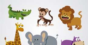 Os animais animados!