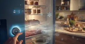 Sua geladeira forma gelo na parede porque você mexeu no botão do jeito errado