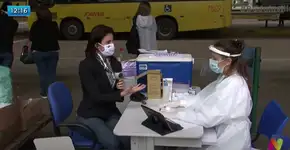 Repórter da Record descobre que está infectada com covid-19 ao vivo