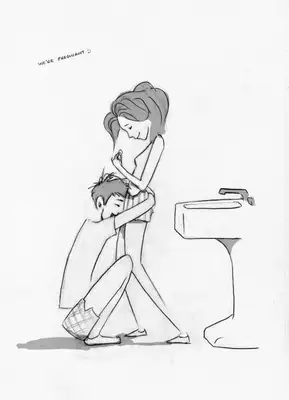 Artista faz ilustrações do dia a dia ao lado de sua esposa