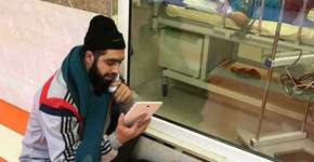 Professor vai todo dia a hospital ensinar aluno com câncer