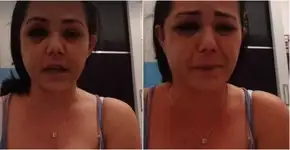Mulher relata agressão do marido e pede socorro no Facebook