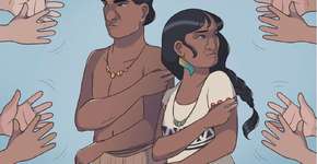 História em quadrinhos retrata língua indígena de sinais