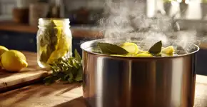 Ferver cascas de limão com folhas de louro em casa: Para que serve e quais os seus benefícios?