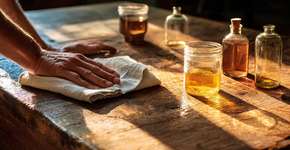 Dois ingredientes da cozinha que rejuvenescem madeiras opacas