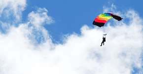 A aventura em Boituva, no interior de SP, começa pelo céu