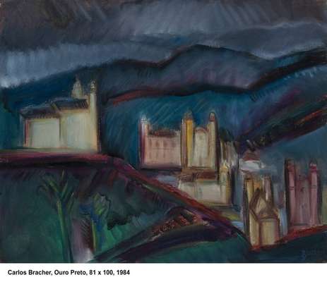 Carlos Bracher - Ouro Preto, 1984 - divulgação