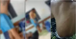 Técnico é flagrado agredindo aluno com chineladas