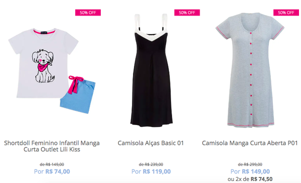 Descontos no outlet da Any Any