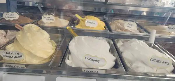 Variedade de sorvetes