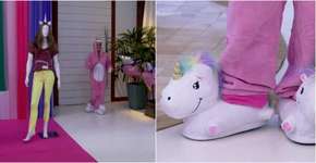 Ana Maria Braga apresenta ‘Mais Você’ vestida de unicórnio