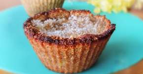 Tortinha de banana vegana sem açúcar com só 2 ingredientes