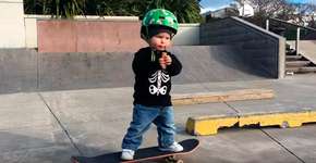 Conheça Wyatt Brown: ele só tem um ano e já arrasa no skate