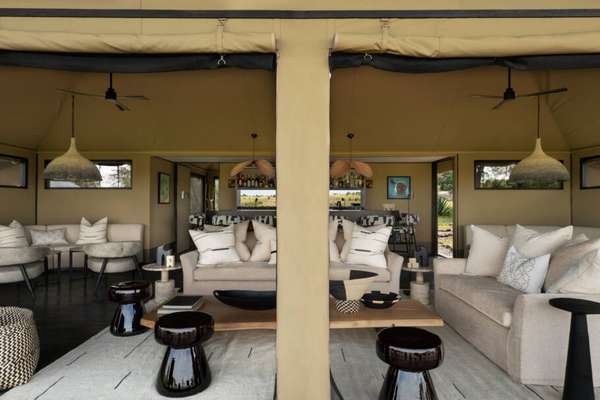 Área comum do Mahali Mzuri