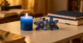 Simpatia da vela azul com cravo abre caminhos nos concursos