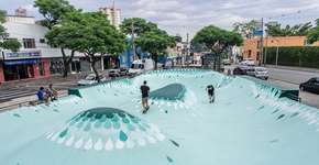 Pista do Gaúcho ganha pintura inspirada em piscinas norteamericanas