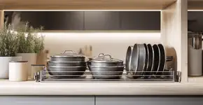 Suas panelas param de riscar quando você usa isto no armário